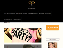 Tablet Screenshot of partyinportugal.com